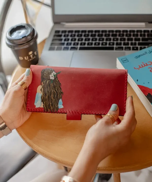 Kashmir Cowhide Leather Women Wallet