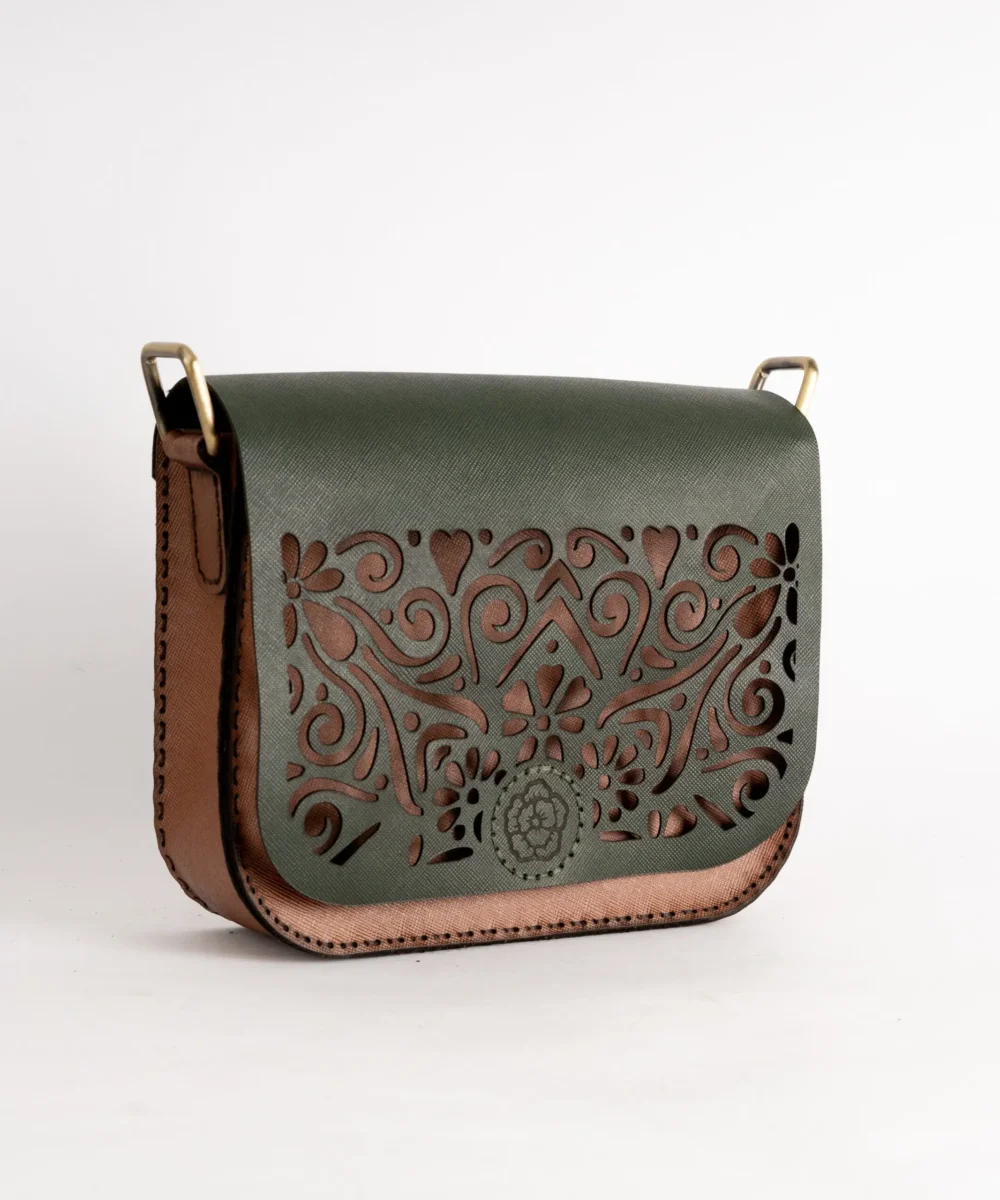 3x1 Cowhide Leather Crossbody Bag - Image 2