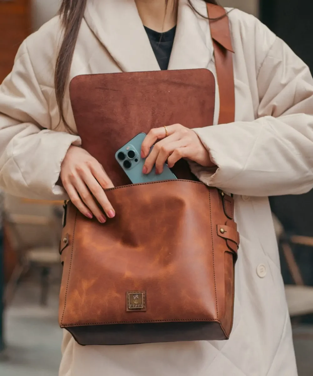2X1 Havane x Brown Crossbody Bag - Image 2
