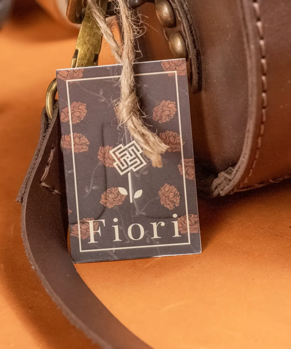 Brown Cowhide Leather Crossbody bag - Image 2