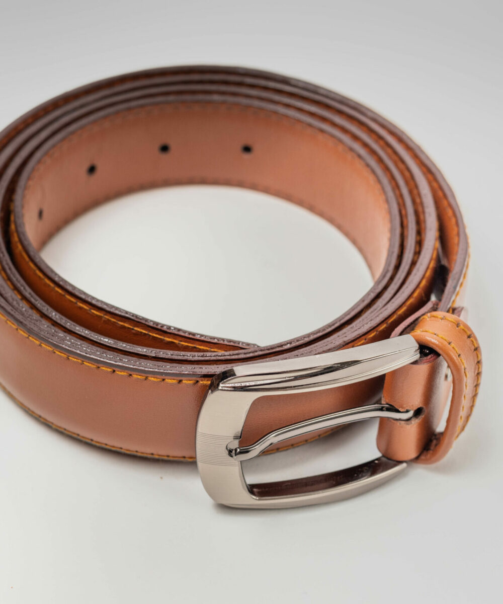 Classic Havana Genuine Leather Belt - Image 4