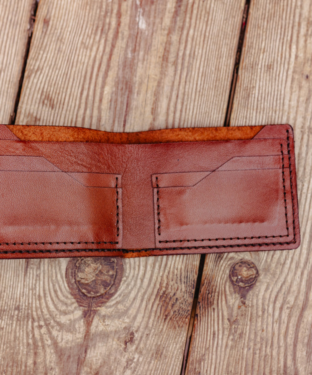 Vintage Cowhide Leather Men Wallet - Image 5