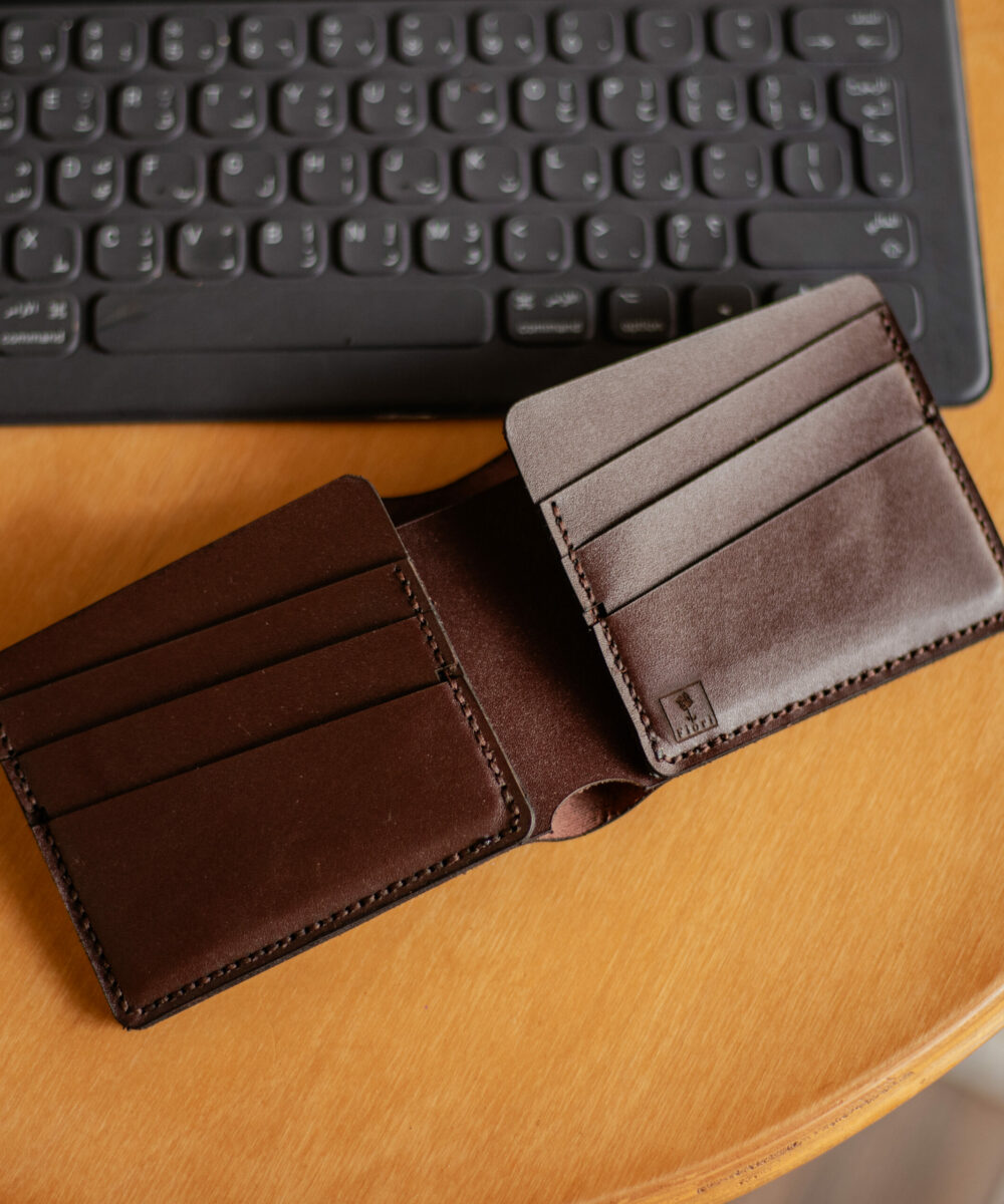 Brown Cowhide Leather Men Wallet - Image 5