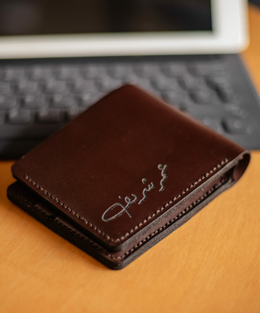 Brown Cowhide Leather Men Wallet