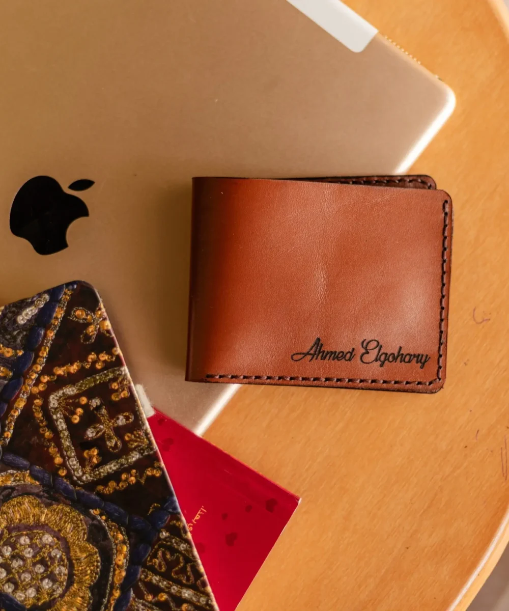 Havane Cowhide Leather Men Wallet