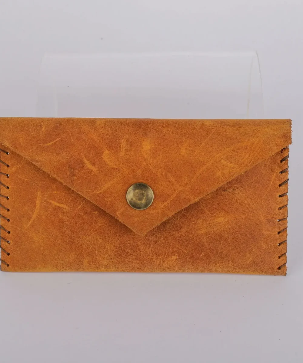 Havane Cowhide Leather Women Small Wallet. - Image 2