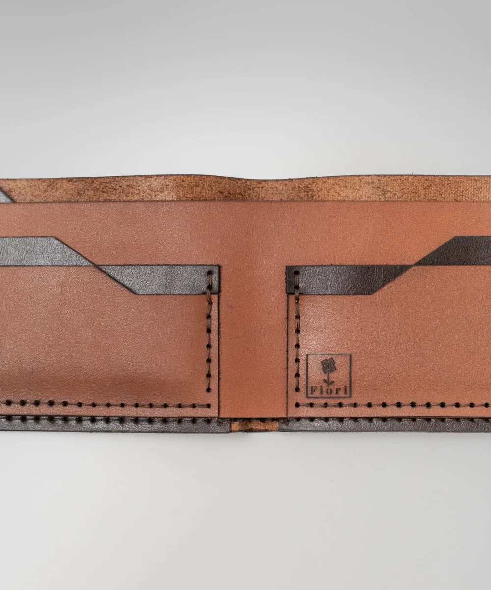 Havana Cowhide Leather Men Wallet. - Image 2