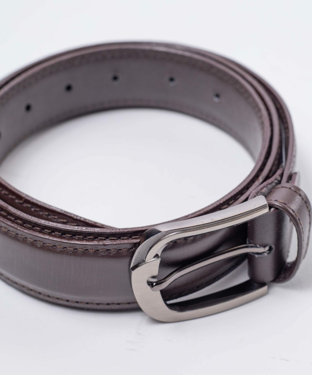 Classic Brown Genuine Leather Belt - Image 4