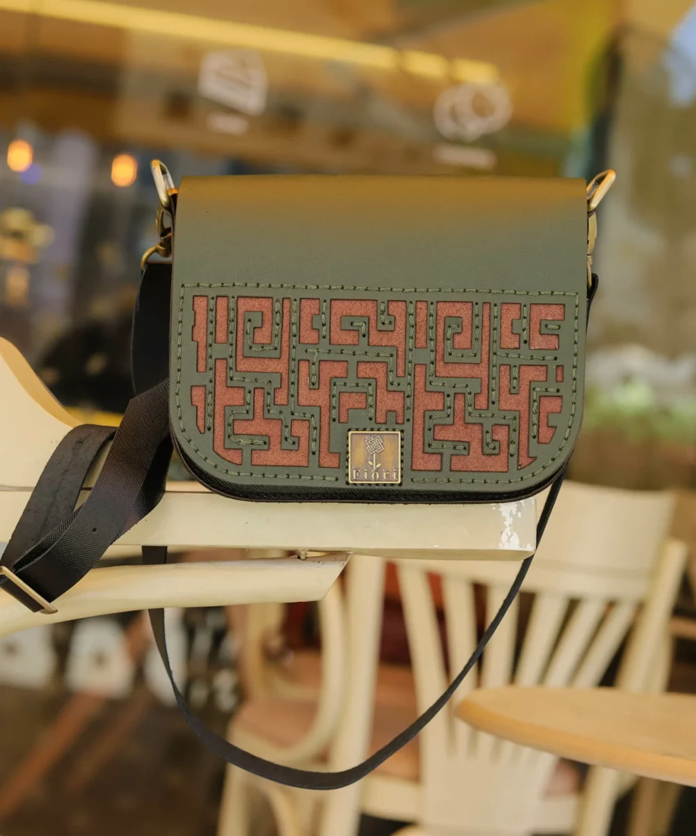 Black x Dark Green Crossbody Bag - Image 3