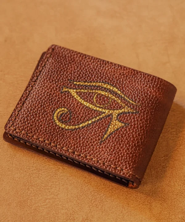 Brown Cowhide Leather Men Wallet