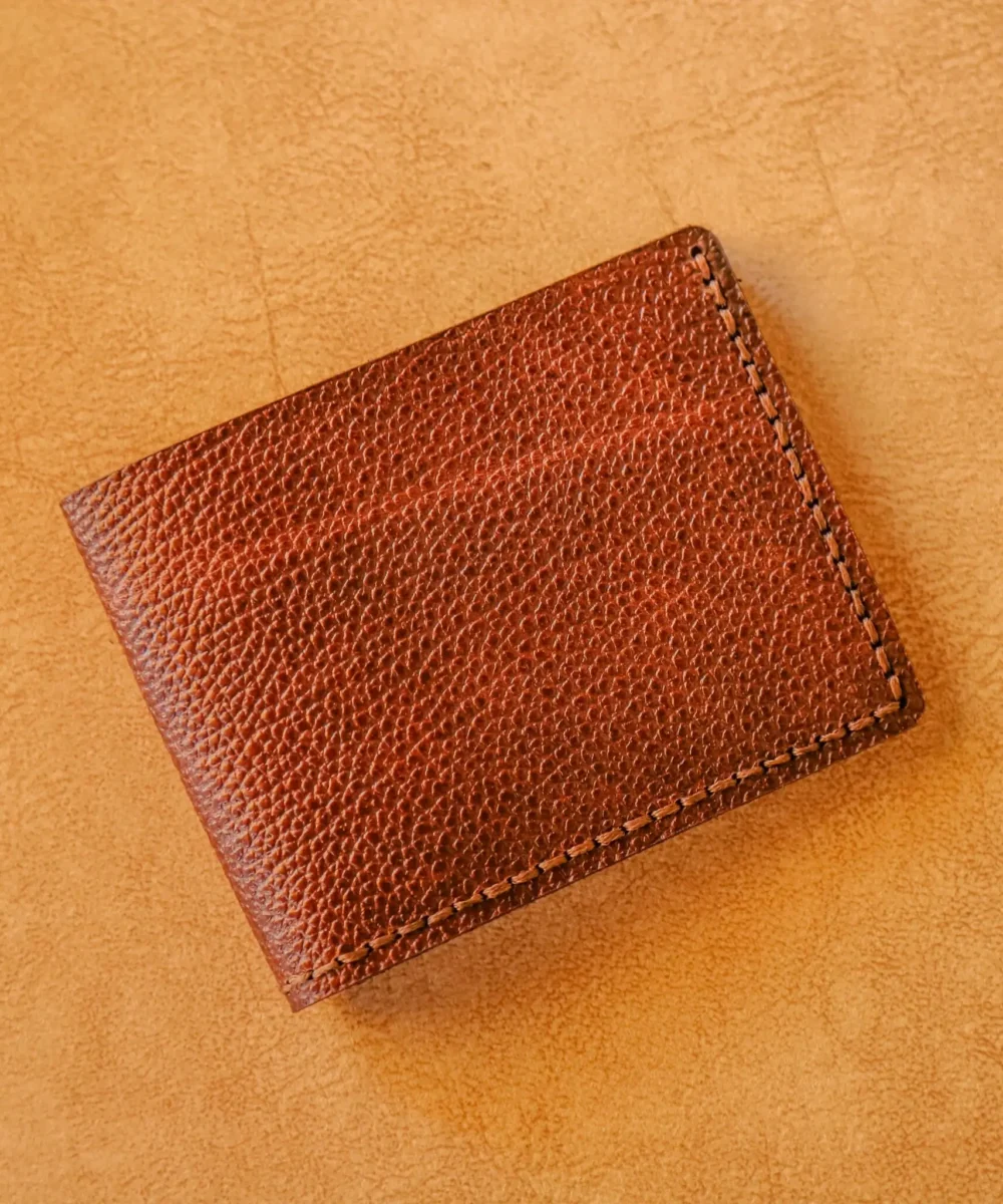 Brown Cowhide Leather Men Wallet - Image 3