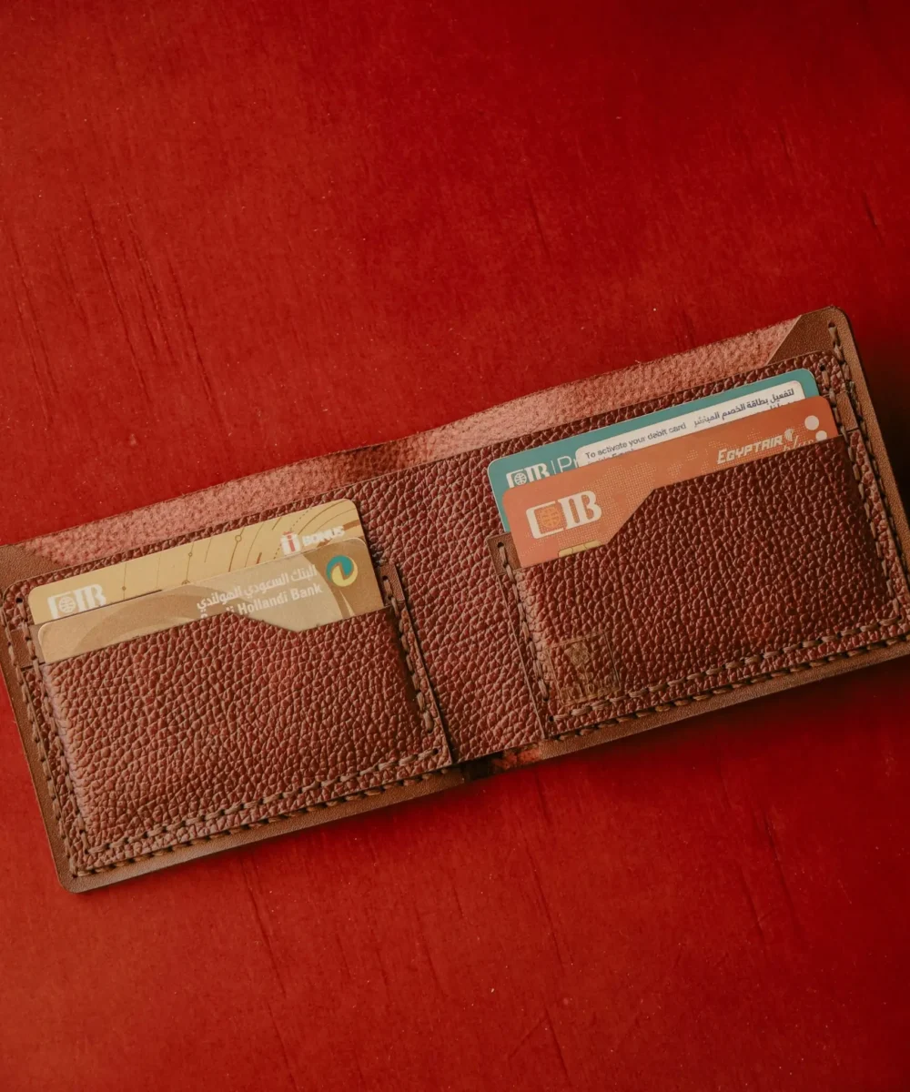 Brown Cowhide Leather Men Wallet - Image 4