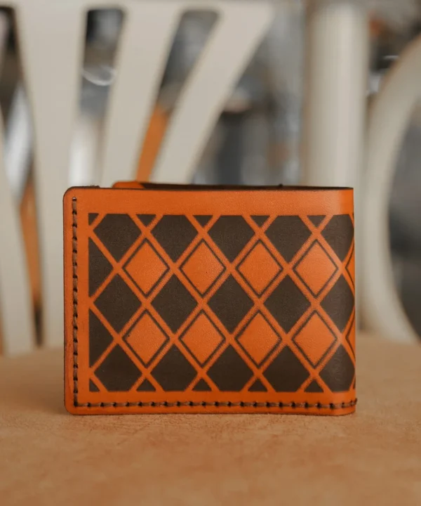 Havane Cowhide Leather Men Wallet