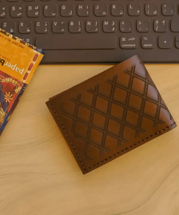 Brown Cowhide Leather Men Wallet