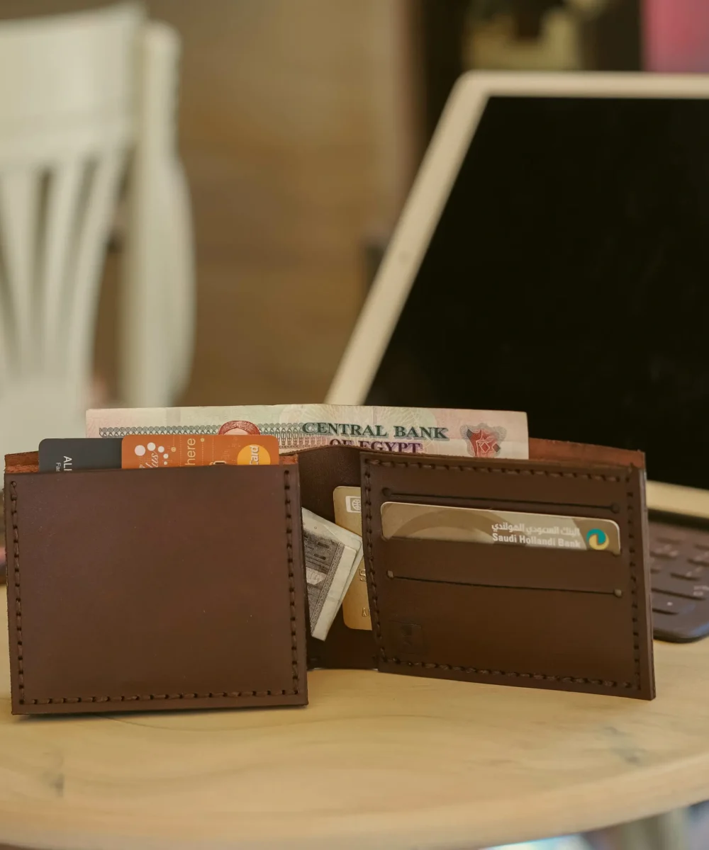 Brown Cowhide Leather Men Wallet - Image 3