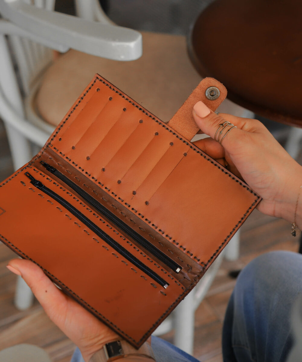 Havane Cowhide Leather Wallet - Image 3