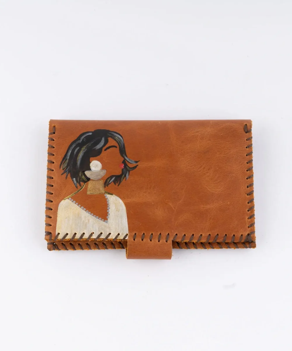 Havane Cowhide Leather Wallet