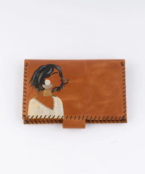 Havane Cowhide Leather Wallet