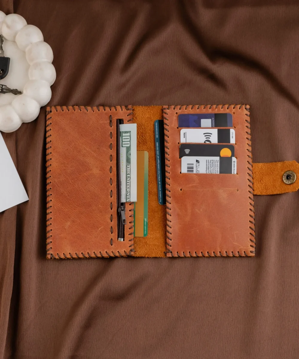 Havane Cowhide Leather Wallet - Image 4