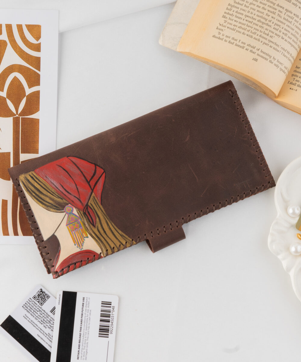 Brown Cowhide Leather Wallet