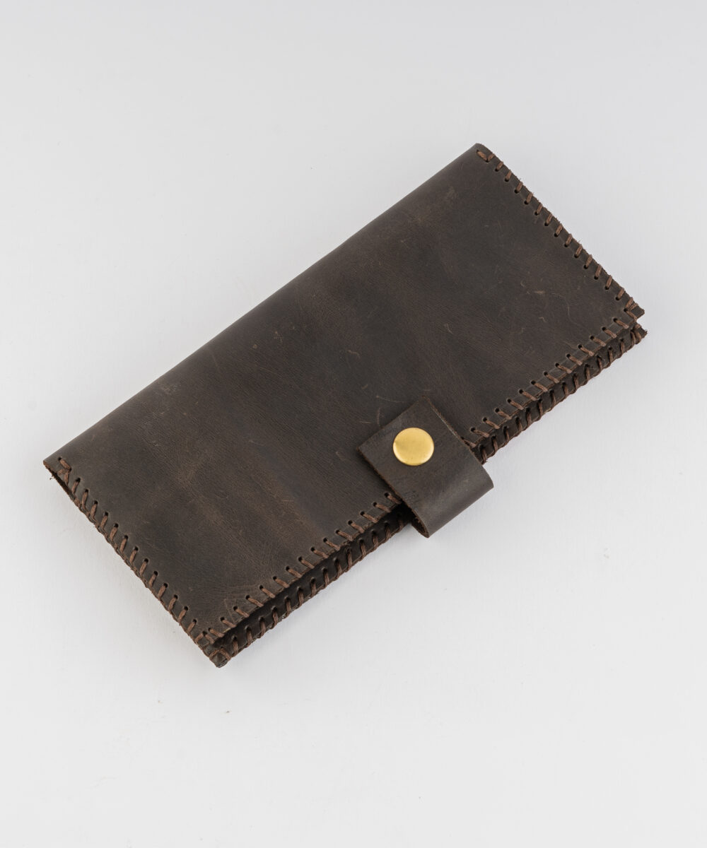 Brown Cowhide Leather Wallet - Image 3