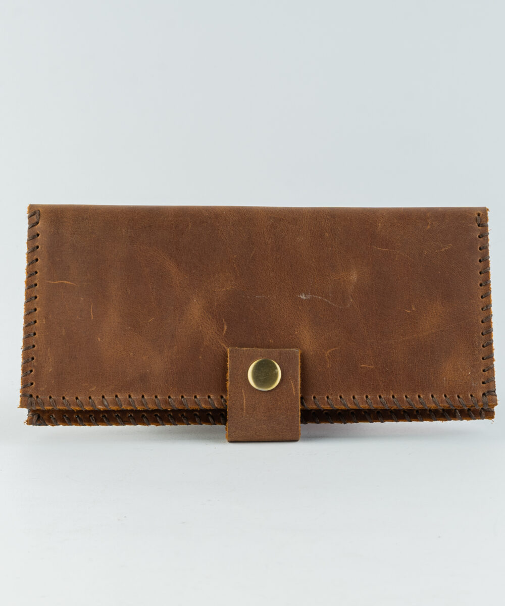 Light Brown Cowhide Leather Wallet - Image 2