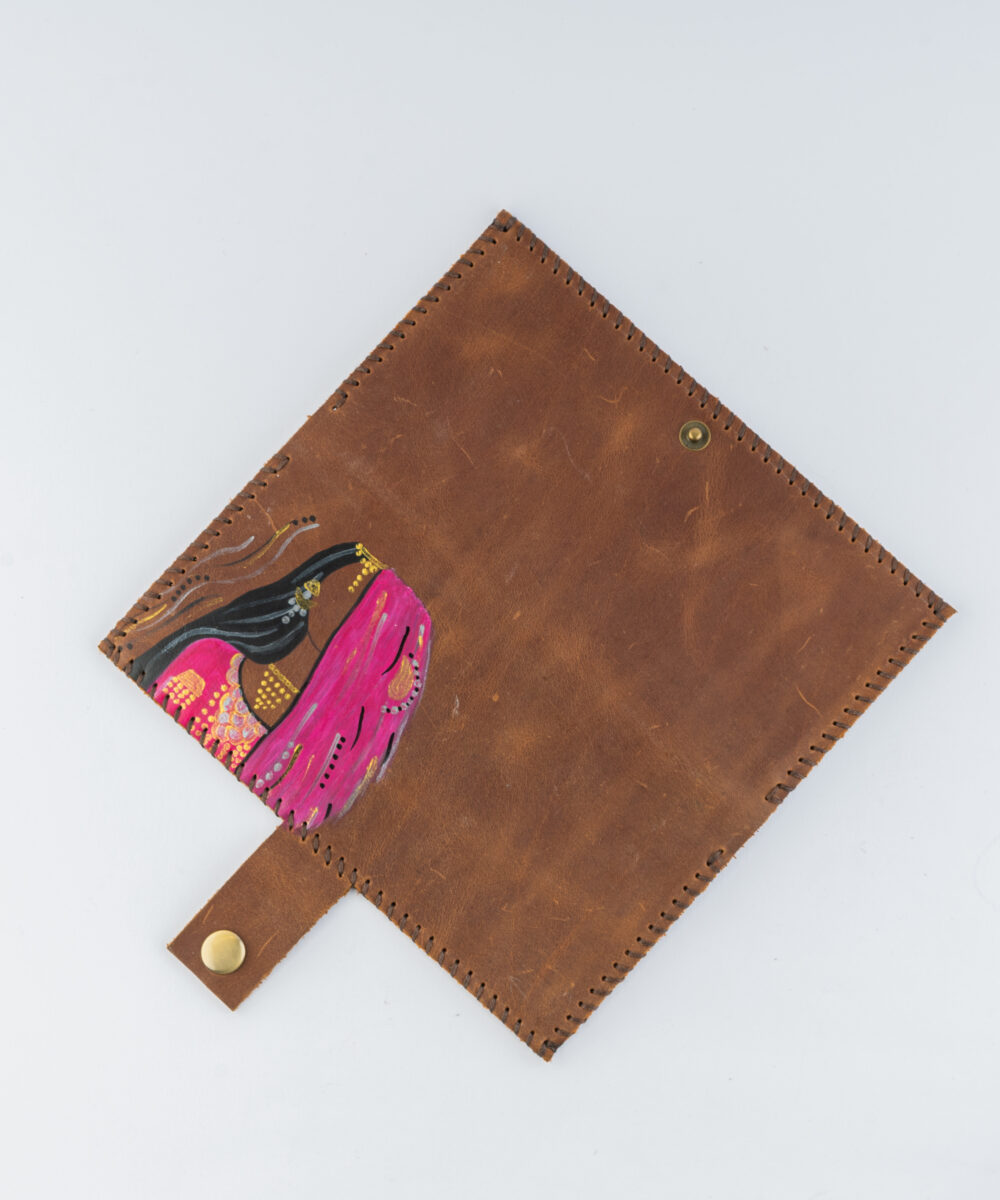 Light Brown Cowhide Leather Wallet - Image 3