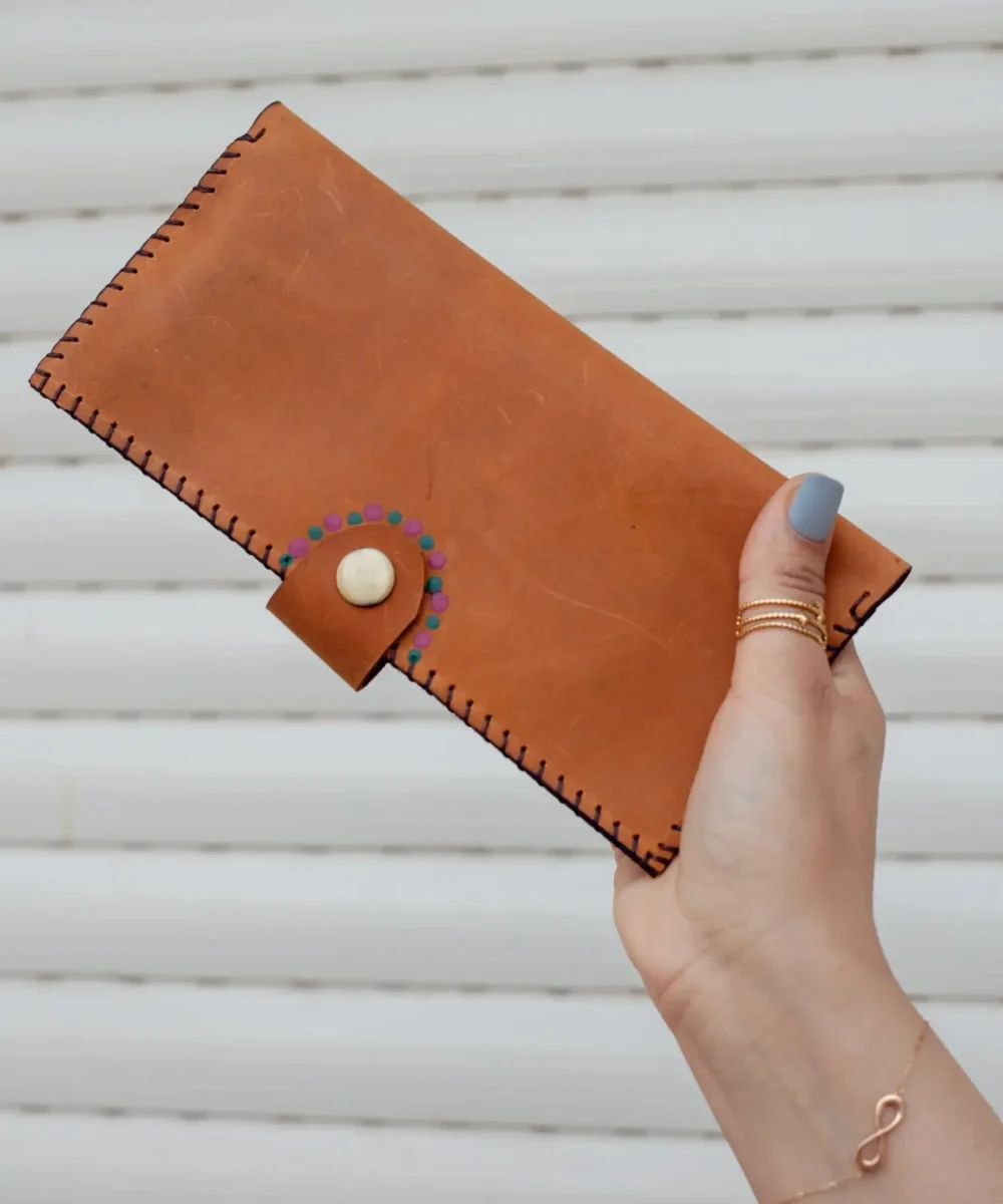 Havane Cowhide Leather Wallet - Image 2