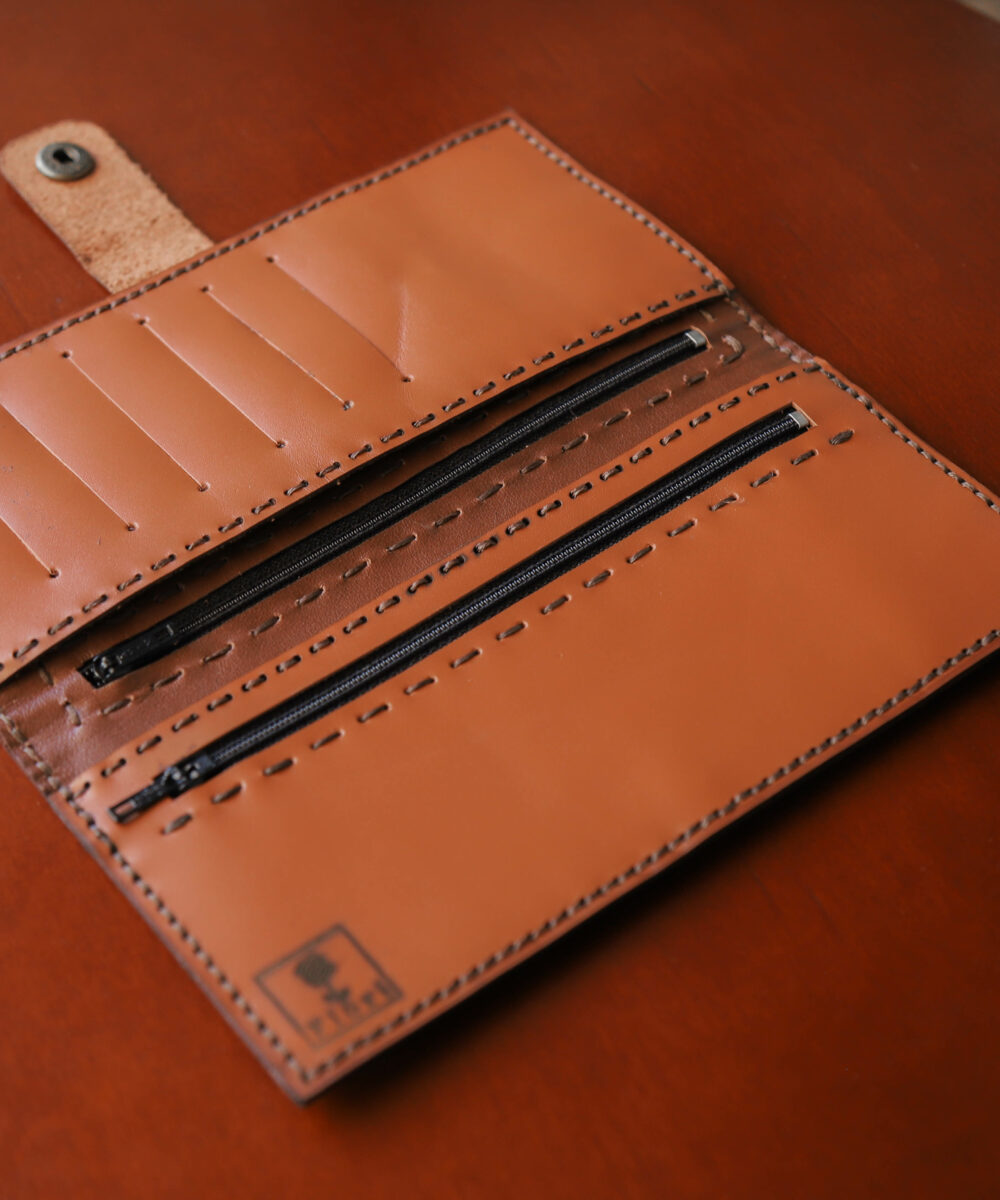 Havane Cowhide Leather Wallet - Image 2