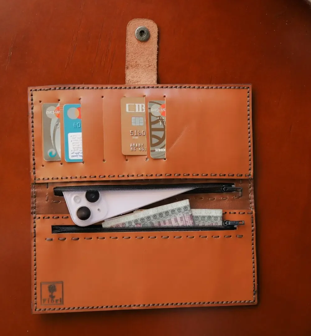 Havane Cowhide Leather Wallet - Image 3