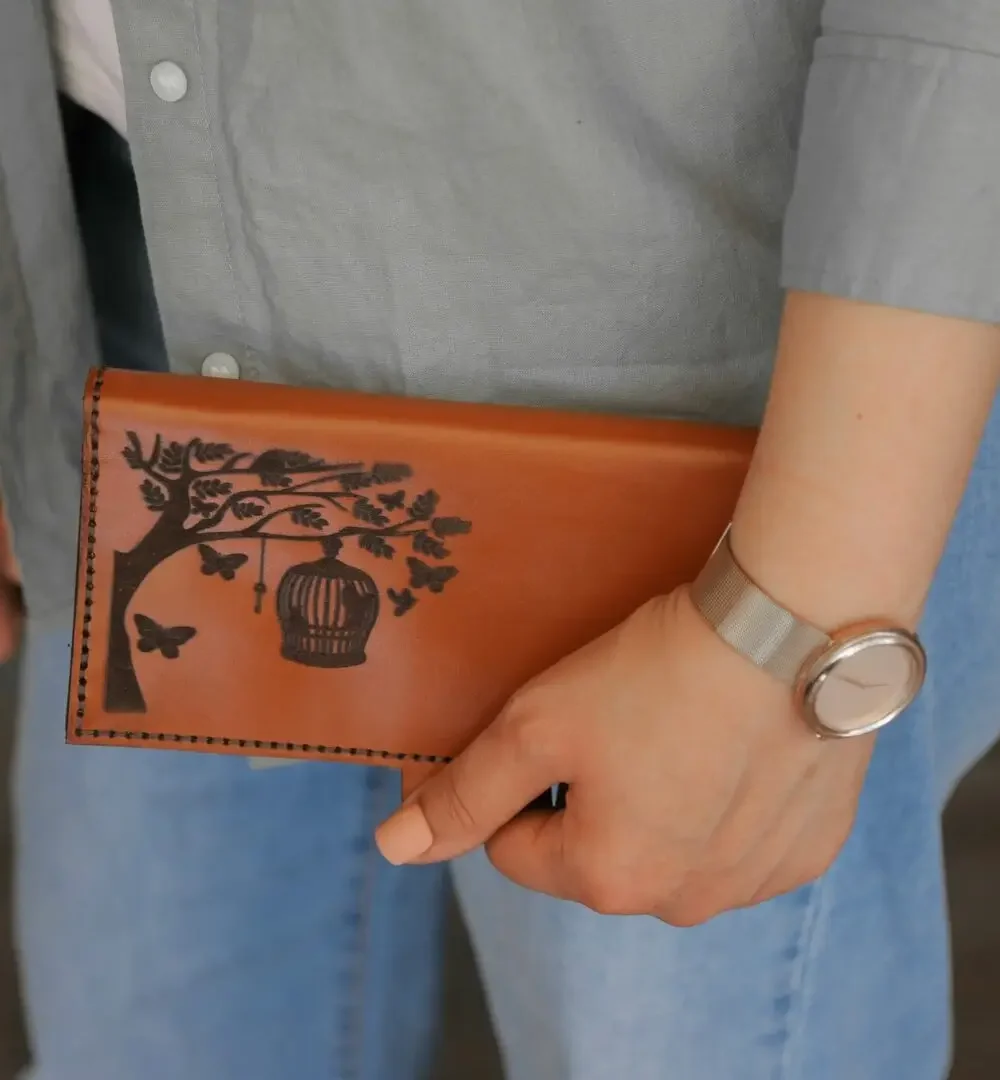 Havane Cowhide Leather Wallet - Image 4